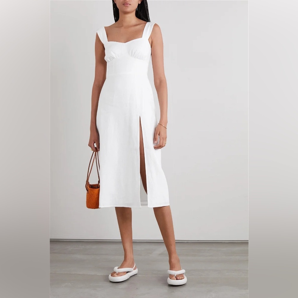 Reformation seaside linen dress